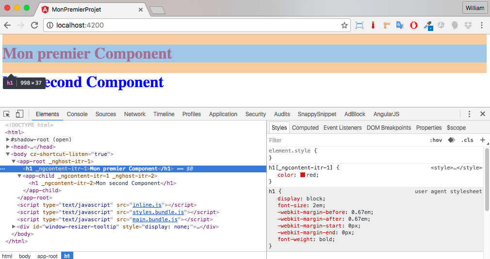 Angular | Vos premiers Components